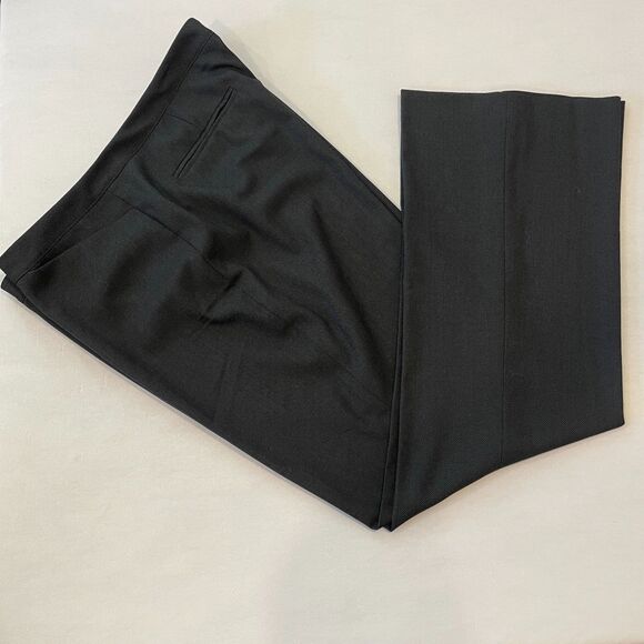 ~ Halogen 16p Quinn Fit Black Slacks Pants Trousers 16 Petite 10"rise, 31"inseam - Picture 3 of 16